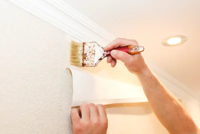 Pose de papier peint à Meudon — revêtements muraux et toiles de verre